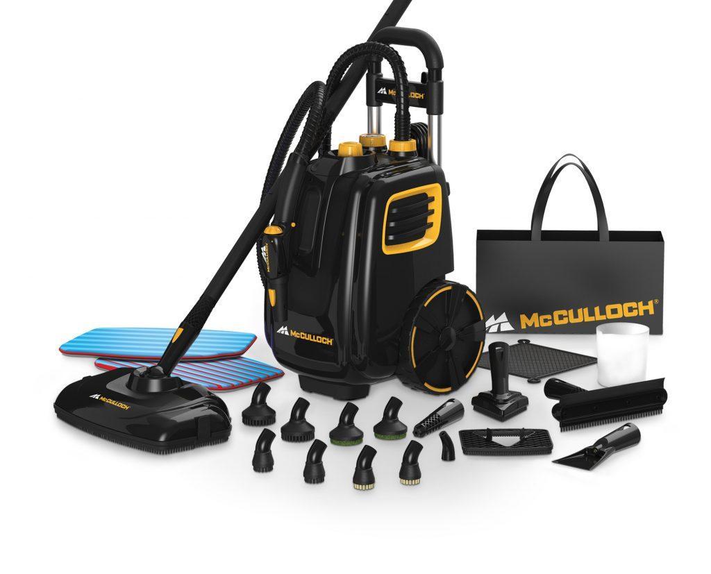 MC1385 Deluxe Canister Steam Cleaner McCulloch Steam